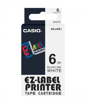 Casio XR-6WE1 Label Printer Tape